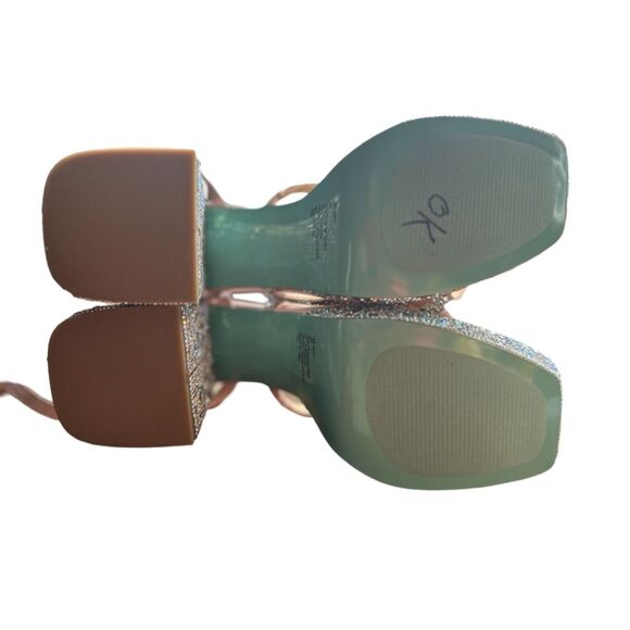 Betsey Johnson Jany rhinestone platform sandals - Picture 5 of 6